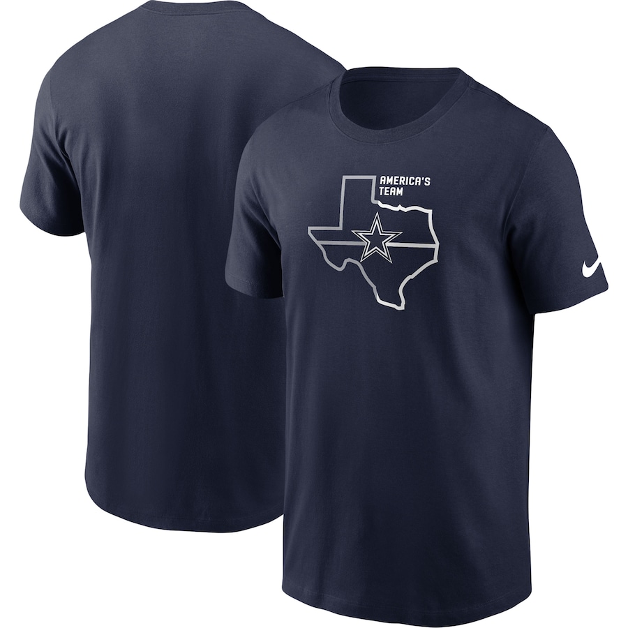 Dallas Cowboys Football Navy Team Local T-Shirt - Man