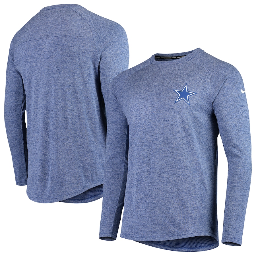 Dallas Cowboys Football Royal Fan Gear Stadium Long Sleeve T-Shirt - Man Dallas Cowboys Football Royal Fan Gear Stadium Long Sleeve T-Shirt - Man