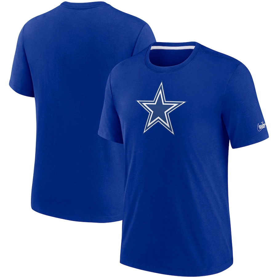 Dallas Cowboys Football Royal Historic Impact Tri-Blend T-Shirt - Man Dallas Cowboys Football Royal Historic Impact Tri-Blend T-Shirt - Man