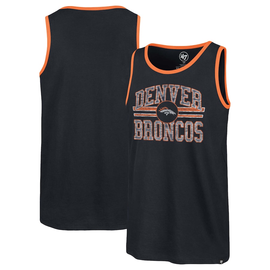 Denver Broncos '47 Navy Winger Franklin Tank Top - Man