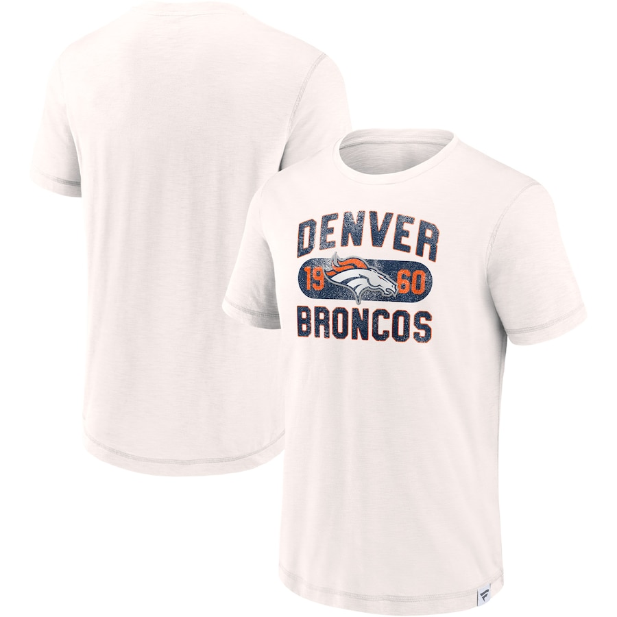 Denver Broncos White Act Fast T-Shirt - Man Denver Broncos White Act Fast T-Shirt - Man