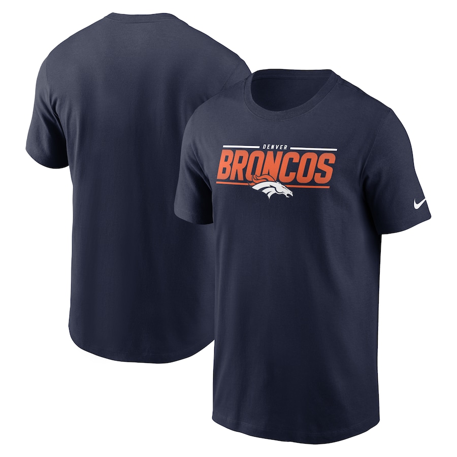 Denver Broncos Football Navy Muscle T-Shirt - Man Denver Broncos Football Navy Muscle T-Shirt - Man