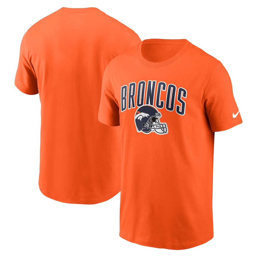 Denver Broncos Football Orange Team Athletic T-Shirt - Man Denver Broncos Football Orange Team Athletic T-Shirt - Man