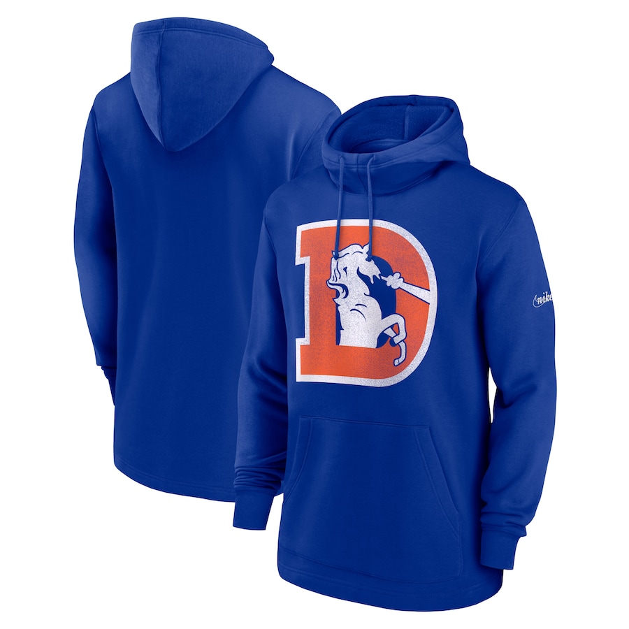 Denver Broncos Football Royal Classic Pullover Hoodie - Man