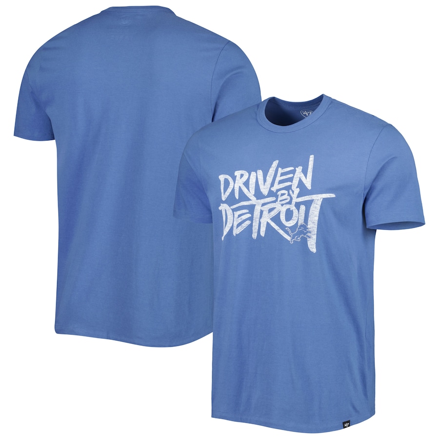 Detroit Lions '47 Blue Driven by Detroit T-Shirt - Man