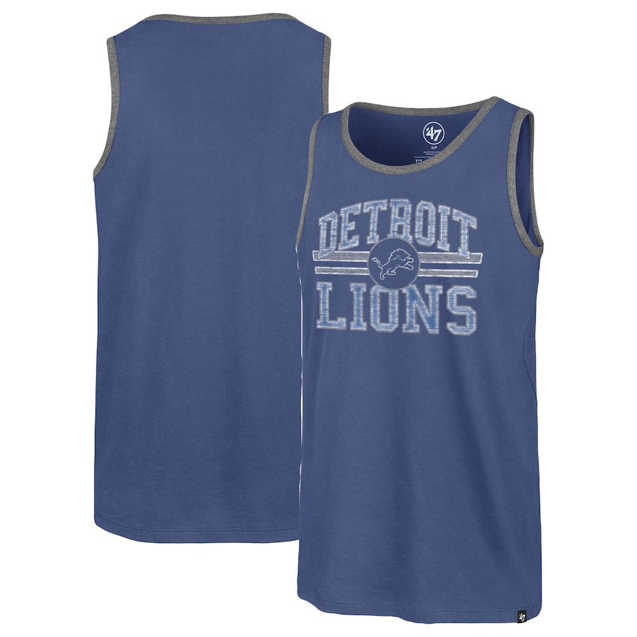 Detroit Lions '47 Blue Winger Franklin Tank Top - Man