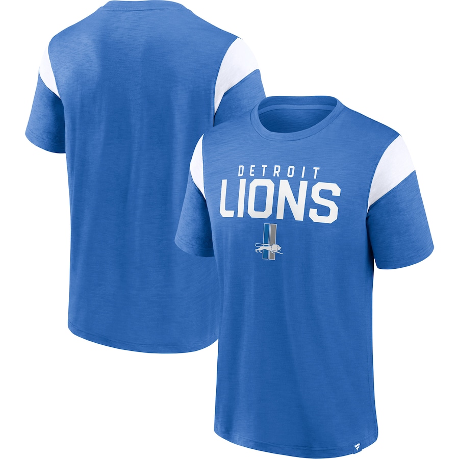 Detroit Lions Blue Home Stretch Team T-Shirt - Man
