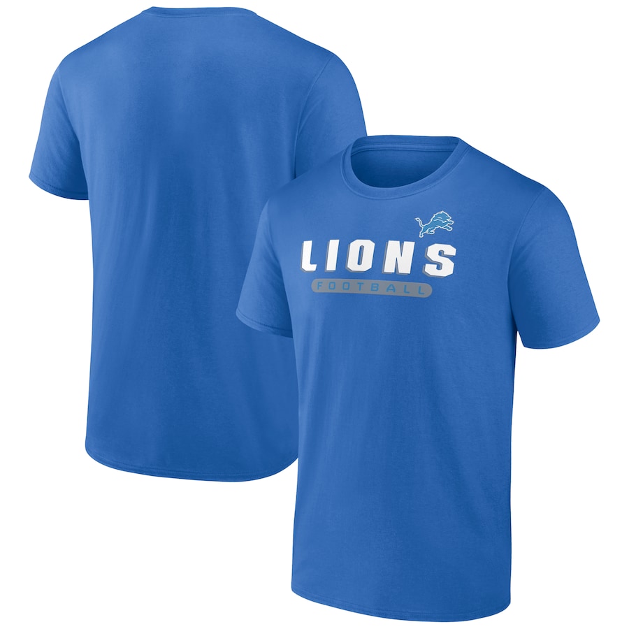 Detroit Lions Blue Spirit T-Shirt - Man