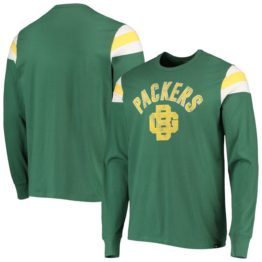 Green Bay Packers '47 Green Franklin Rooted Long Sleeve T-Shirt - Man Green Bay Packers '47 Green Franklin Rooted Long Sleeve T-Shirt - Man