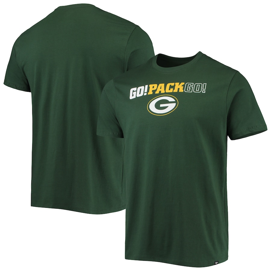 Green Bay Packers '47 Green Local T-Shirt - Man Green Bay Packers '47 Green Local T-Shirt - Man