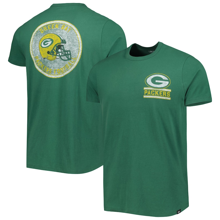 Green Bay Packers '47 Green Open Field Franklin T-Shirt - Man Green Bay Packers '47 Green Open Field Franklin T-Shirt - Man