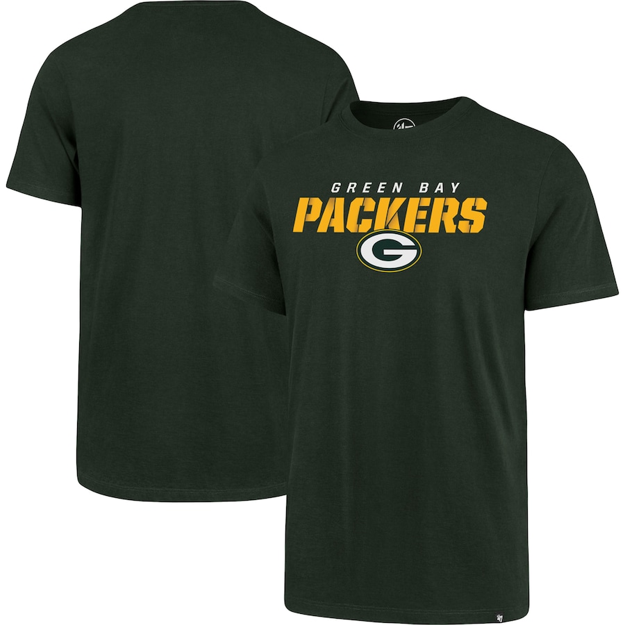 Green Bay Packers '47 Green Traction Super Rival T-Shirt - Man