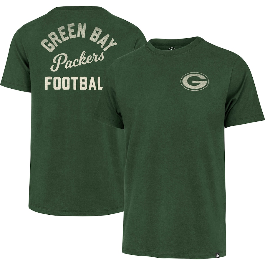 Green Bay Packers '47 Green Turn Back Franklin T-Shirt - Man Green Bay Packers '47 Green Turn Back Franklin T-Shirt - Man