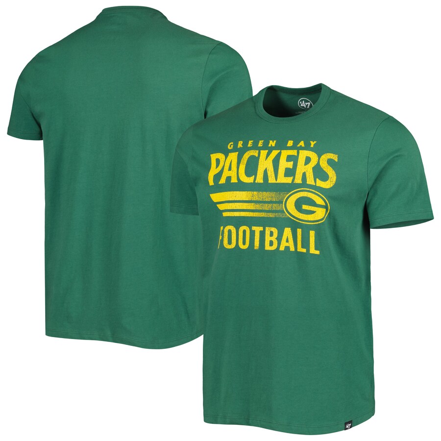 Green Bay Packers '47 Green Wordmark Rider Franklin T-Shirt - Man