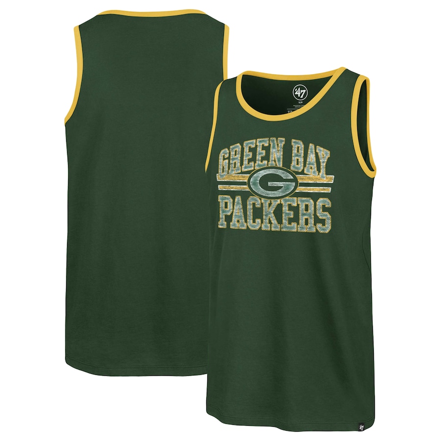 Green Bay Packers '47 Green Winger Franklin Tank Top - Man Green Bay Packers '47 Green Winger Franklin Tank Top - Man