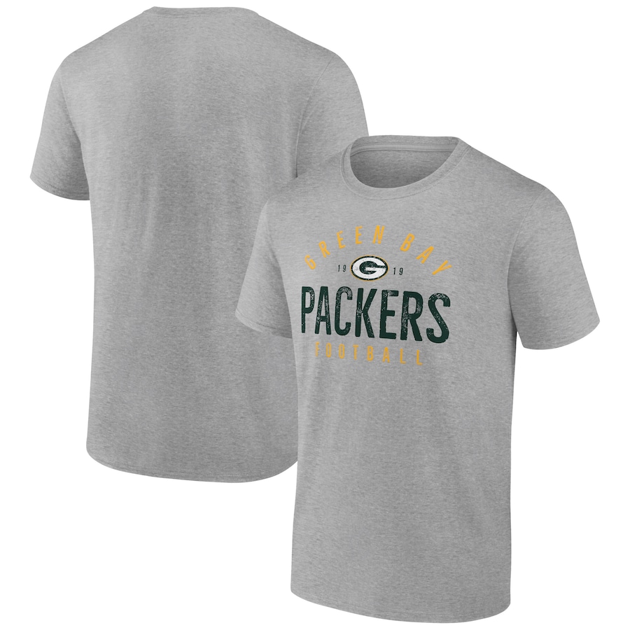 Green Bay Packers Heather Gray Legacy T-Shirt - Man Green Bay Packers Heather Gray Legacy T-Shirt - Man
