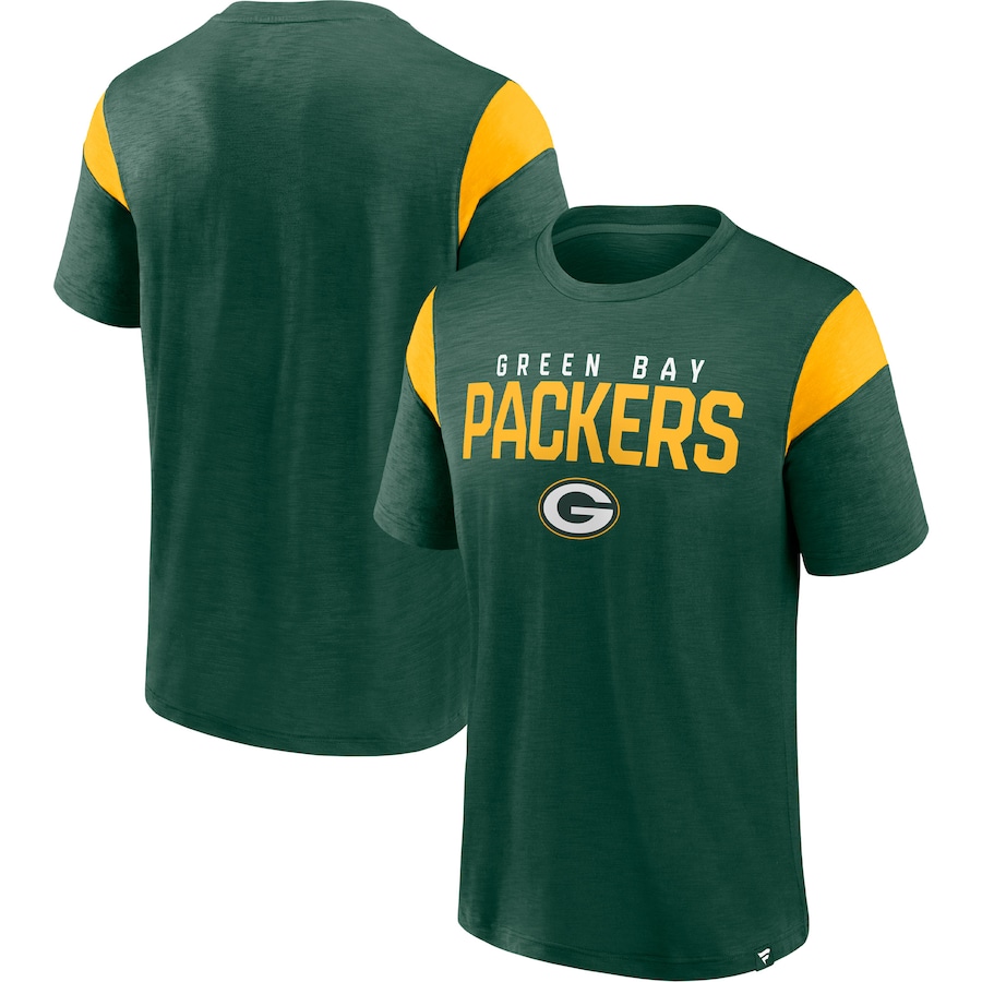 Green Bay Packers Green Home Stretch Team T-Shirt - Man Green Bay Packers Green Home Stretch Team T-Shirt - Man