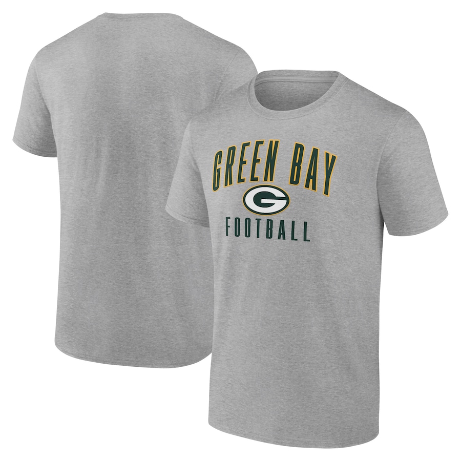 Green Bay Packers Heather Gray Game Legend T-Shirt - Man Green Bay Packers Heather Gray Game Legend T-Shirt - Man
