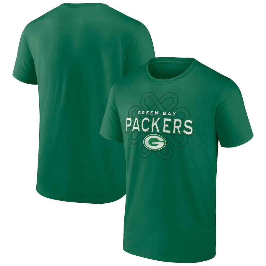 Green Bay Packers Kelly Green Celtic Knot T-Shirt - Man Green Bay Packers Kelly Green Celtic Knot T-Shirt - Man