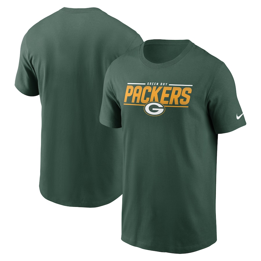 Green Bay Packers Football Green Muscle T-Shirt - Man Green Bay Packers Football Green Muscle T-Shirt - Man