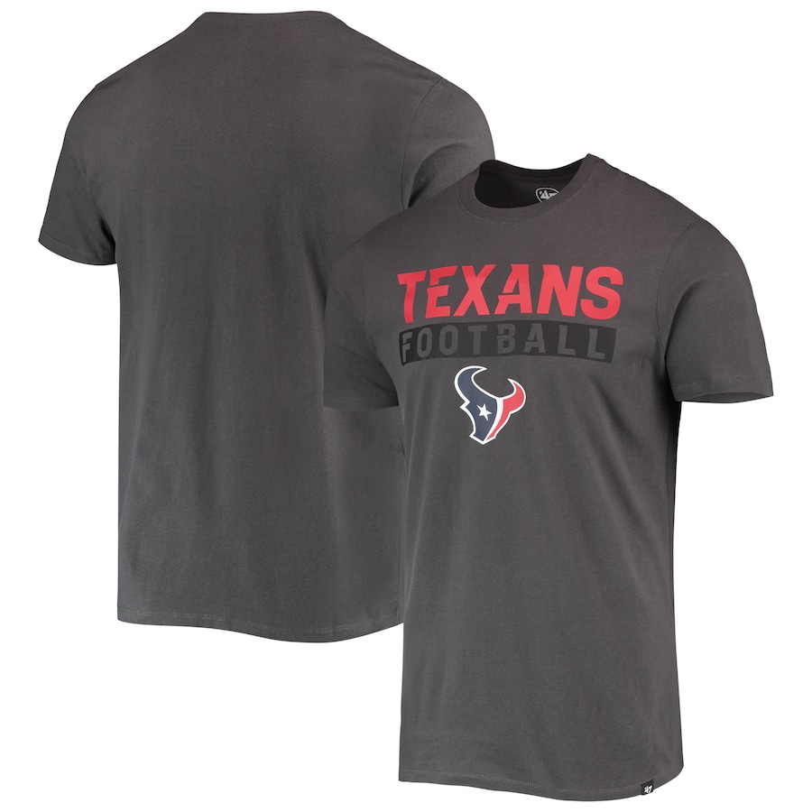 Houston Texans '47 Charcoal Dark Ops Super Rival T-Shirt - Man Houston Texans '47 Charcoal Dark Ops Super Rival T-Shirt - Man