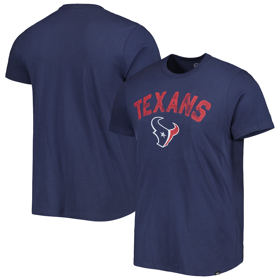 Houston Texans '47 Navy All Arch Franklin T-Shirt - Man Houston Texans '47 Navy All Arch Franklin T-Shirt - Man