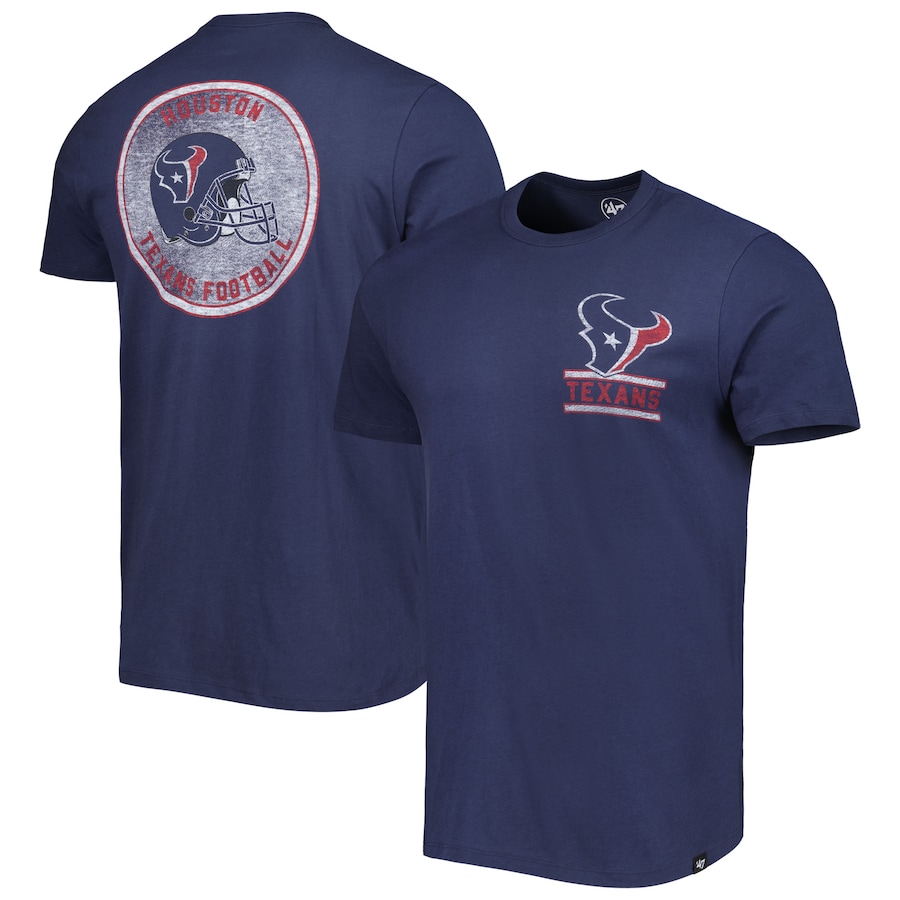 Houston Texans '47 Navy Open Field Franklin T-Shirt - Man
