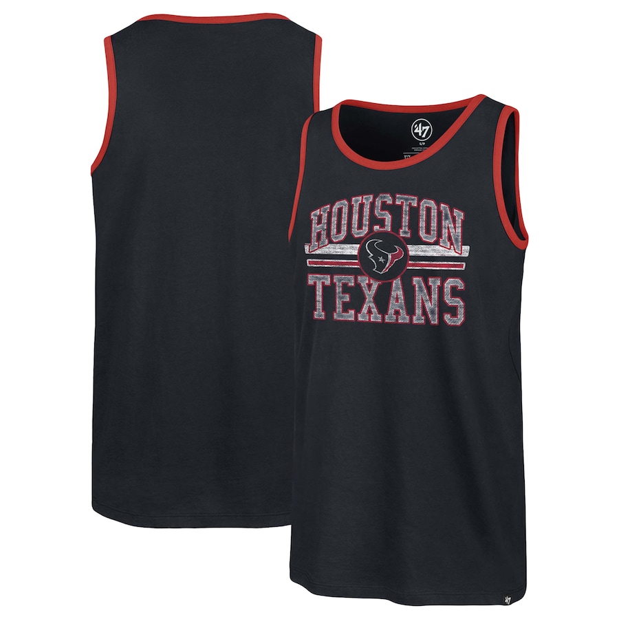 Houston Texans '47 Navy Winger Franklin Tank Top - Man