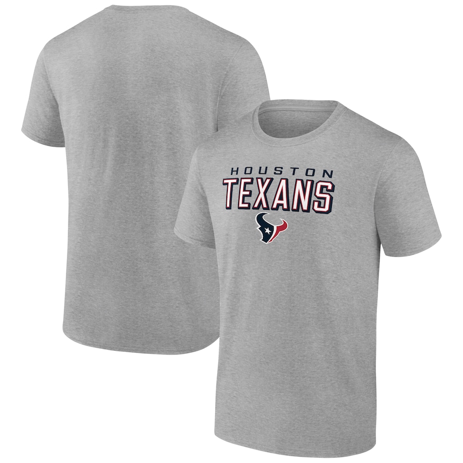 Houston Texans Heather Gray Swagger T-Shirt - Man Houston Texans Heather Gray Swagger T-Shirt - Man