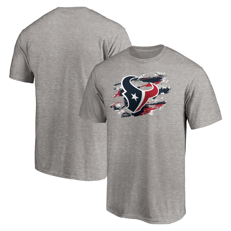 Houston Texans Heather Gray True Color T-Shirt - Man Houston Texans Heather Gray True Color T-Shirt - Man
