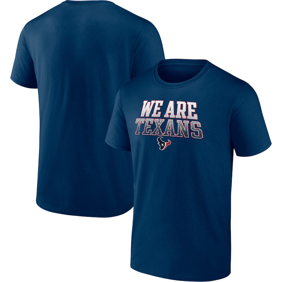 Houston Texans Navy We Are Texans Heavy Hitter T-Shirt - Man