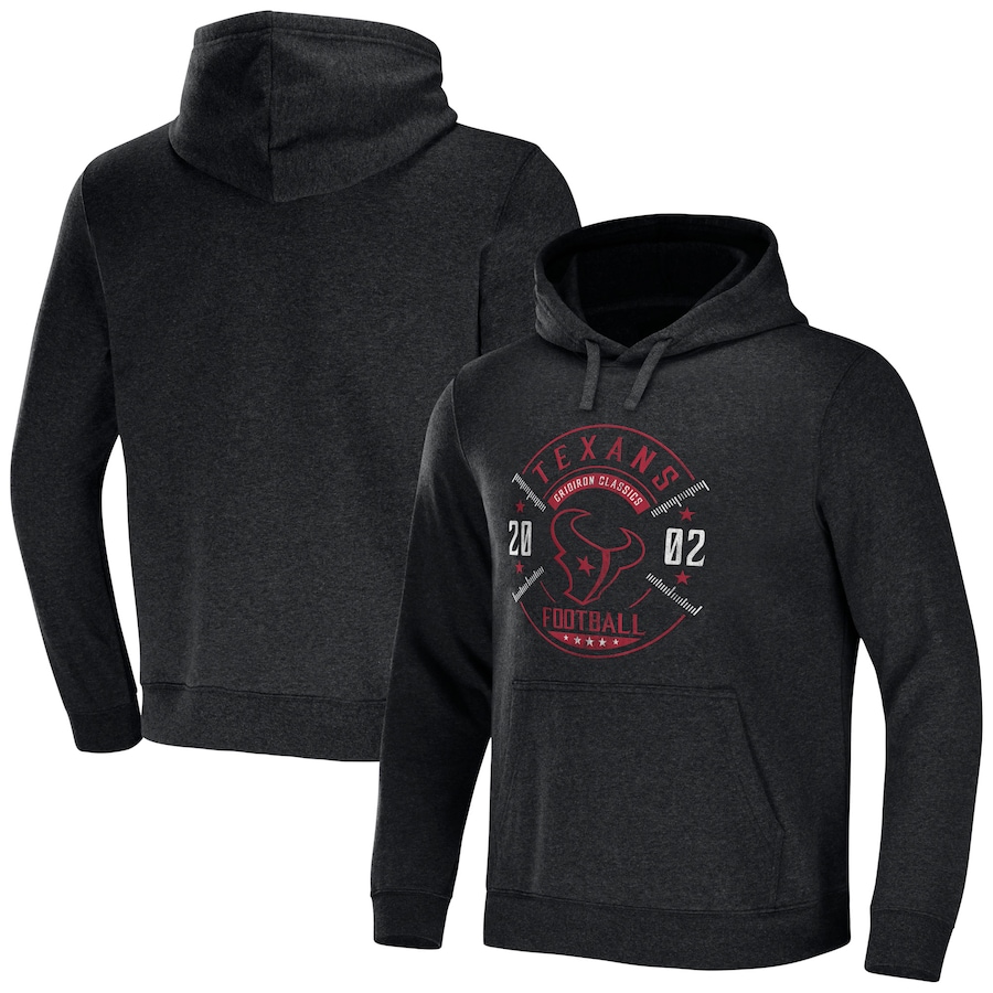 Houston Texans NFL x Darius Rucker Collection by USASportsStoreHeather Charcoal Radar Pullover Hoodie - Man Houston Texans NFL x Darius Rucker Collection by USASportsStoreHeather Charcoal Radar Pullover Hoodie - Man