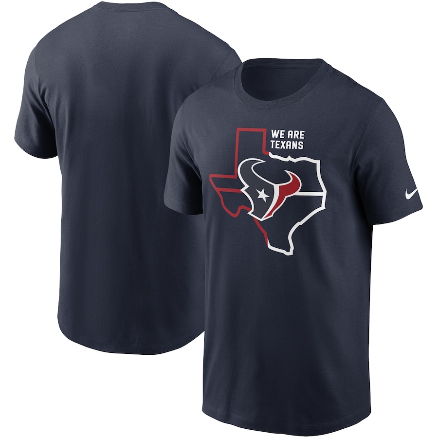 Houston Texans Football Navy Essential Local Phrase T-Shirt - Man Houston Texans Football Navy Essential Local Phrase T-Shirt - Man