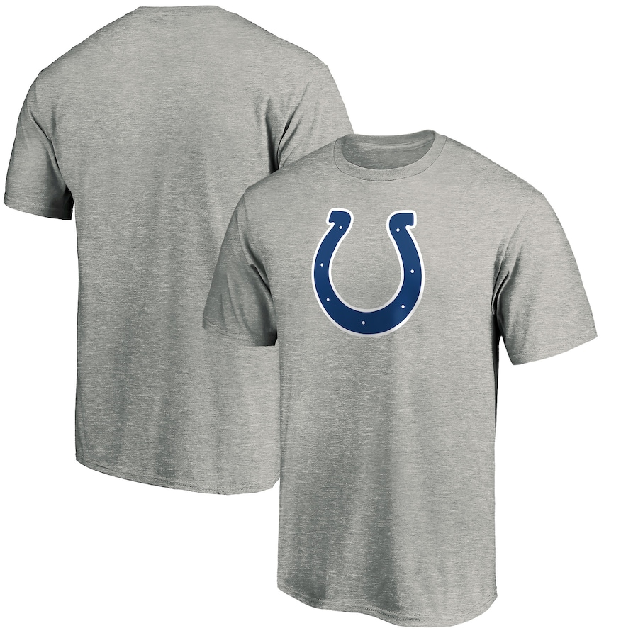 Indianapolis Colts Heather Gray Team Logo T-Shirt - Man Indianapolis Colts Heather Gray Team Logo T-Shirt - Man