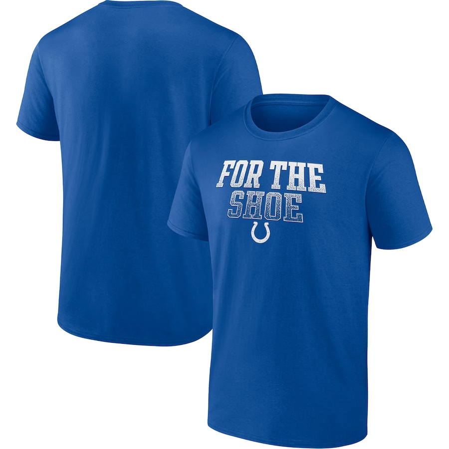 Indianapolis Colts Royal For the Shoe Heavy Hitter T-Shirt - Man