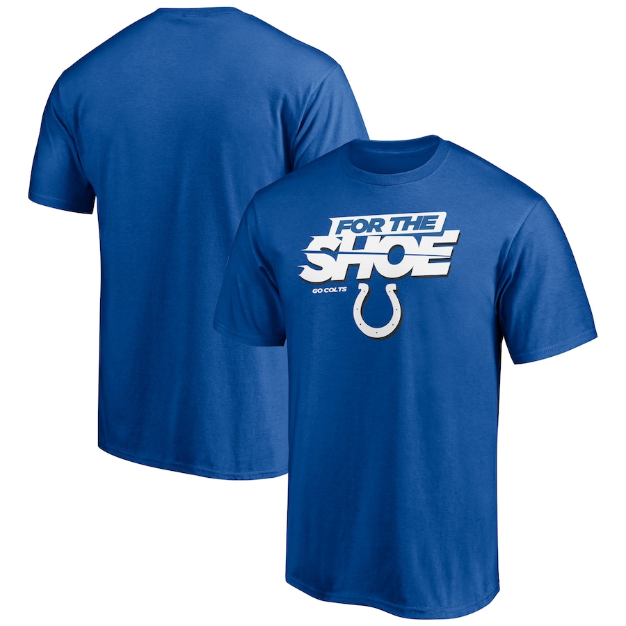 Indianapolis Colts Royal Hometown Collection 1st Down T-Shirt - Man Indianapolis Colts Royal Hometown Collection 1st Down T-Shirt - Man