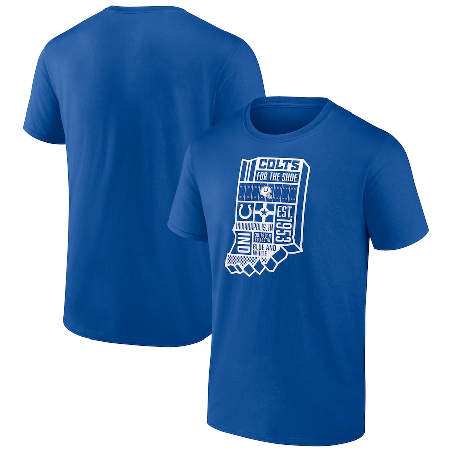 Indianapolis Colts Royal Hometown Collection Prime Time T-Shirt - Man