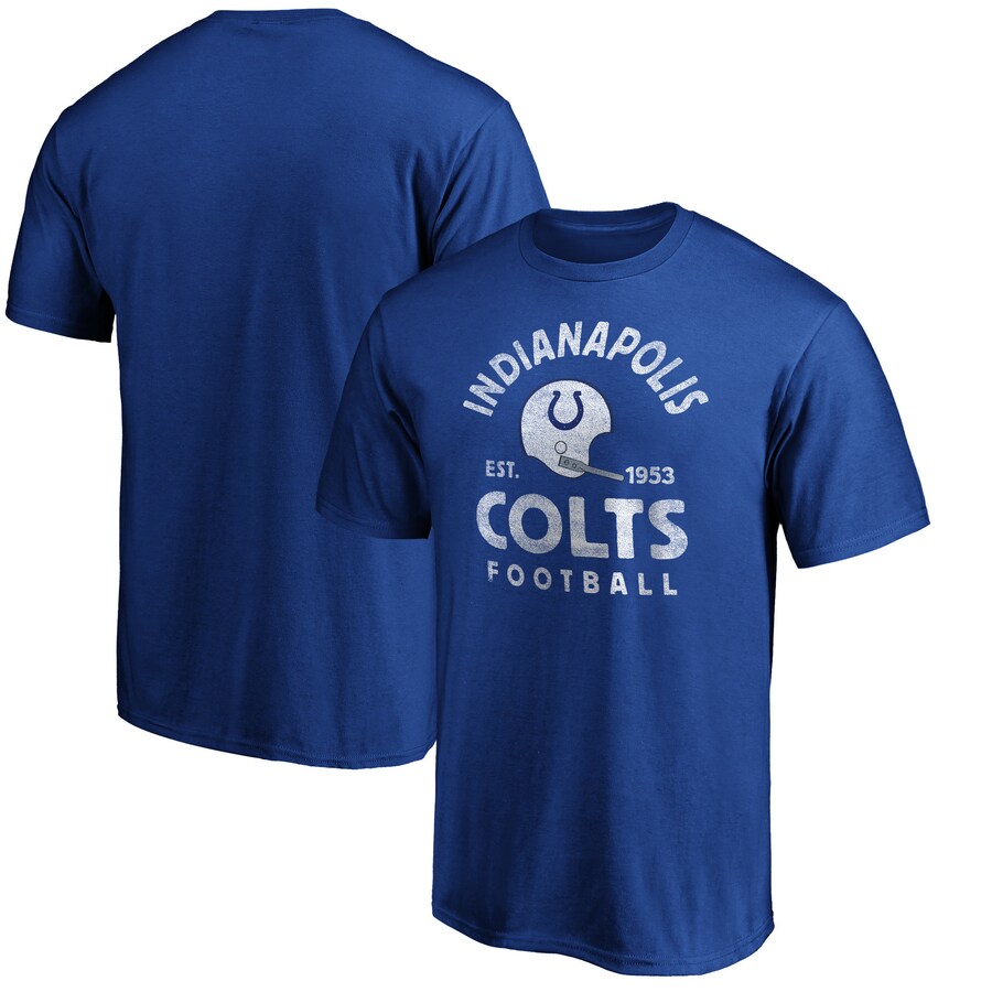 Indianapolis Colts Royal Vintage Arch T-Shirt - Man Indianapolis Colts Royal Vintage Arch T-Shirt - Man