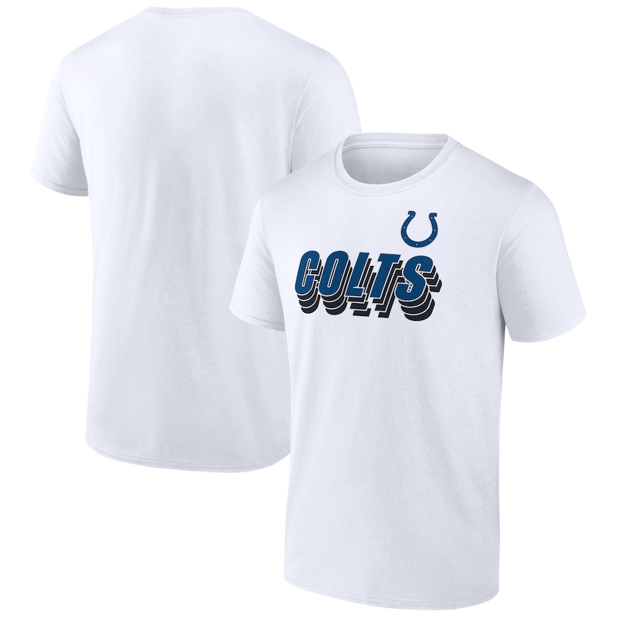 Indianapolis Colts White Strike Back T-Shirt - Man
