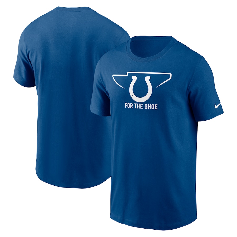 Indianapolis Colts Football Royal Essential Local Phrase T-Shirt - Man