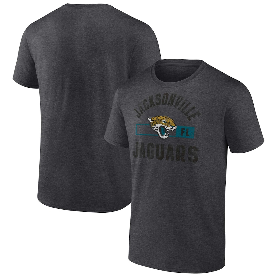 Jacksonville Jaguars Charcoal Let's Go T-Shirt - Man