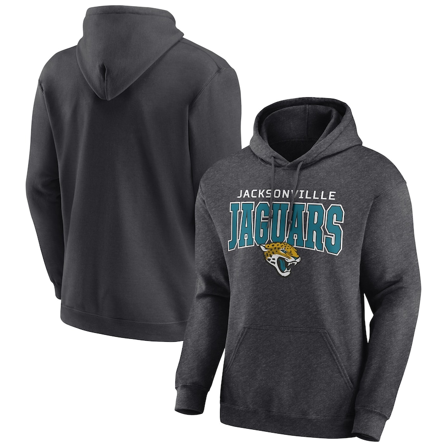 Jacksonville Jaguars Charcoal Continued Dynasty Pullover Hoodie - Man Jacksonville Jaguars Charcoal Continued Dynasty Pullover Hoodie - Man