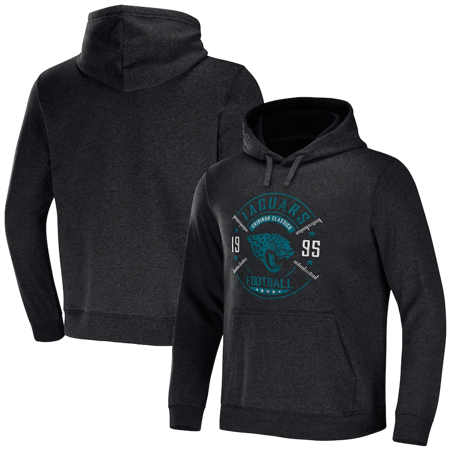 Jacksonville Jaguars NFL x Darius Rucker Collection by USASportsStoreHeather Charcoal Radar Pullover Hoodie - Man Jacksonville Jaguars NFL x Darius Rucker Collection by USASportsStoreHeather Charcoal Radar Pullover Hoodie - Man
