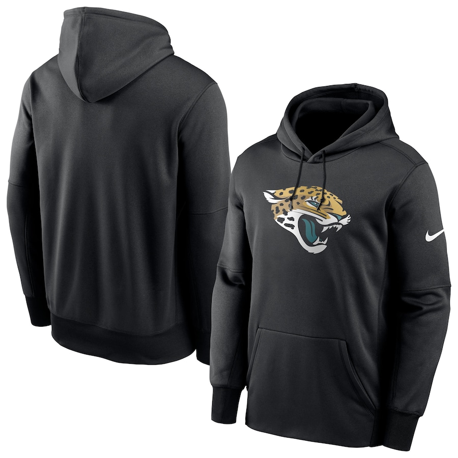 Jacksonville Jaguars Football Black Fan Gear Primary Logo Therma Performance Pullover Hoodie - Man Jacksonville Jaguars Football Black Fan Gear Primary Logo Therma Performance Pullover Hoodie - Man