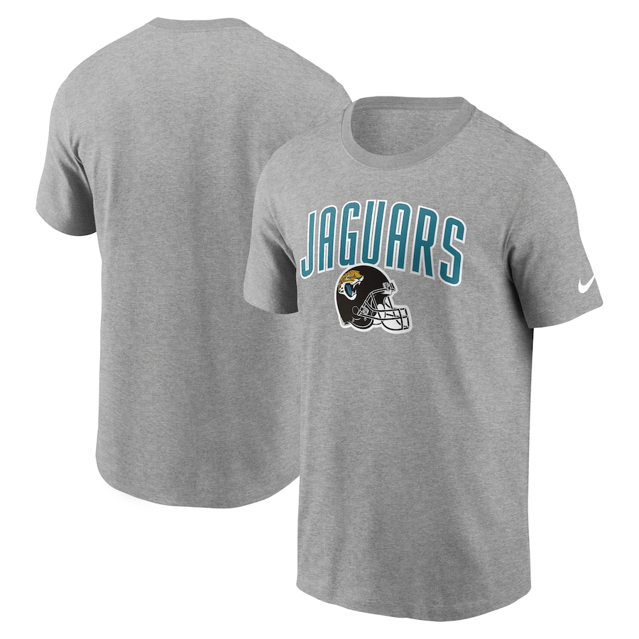 Jacksonville Jaguars Football Heathered Gray Team Athletic T-Shirt - Man