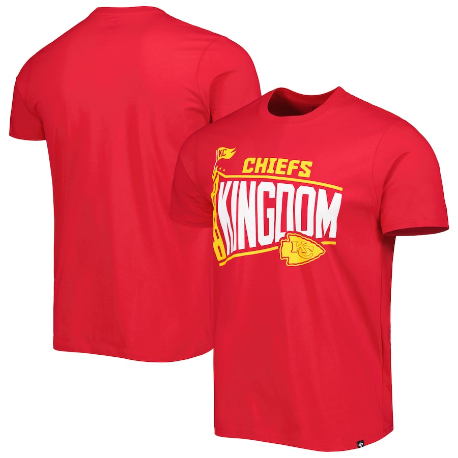 Kansas City Chiefs '47 Red Logo Regional Super Rival T-Shirt - Man