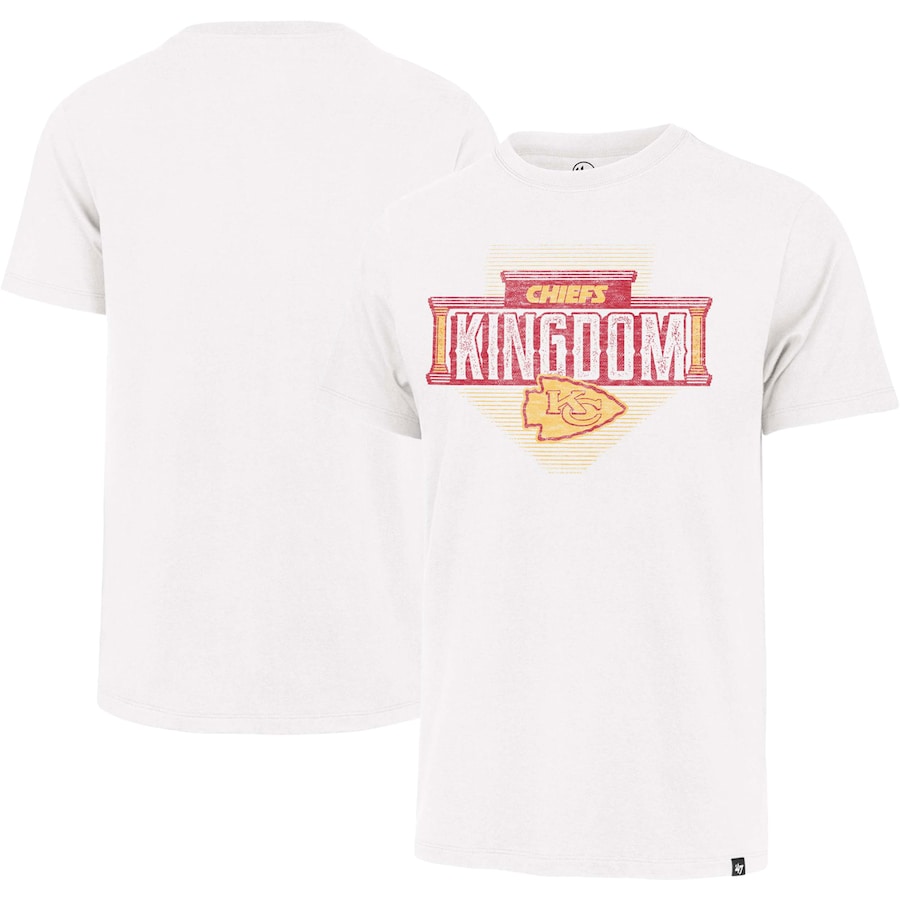 Kansas City Chiefs '47 White Regional Franklin T-Shirt - Man