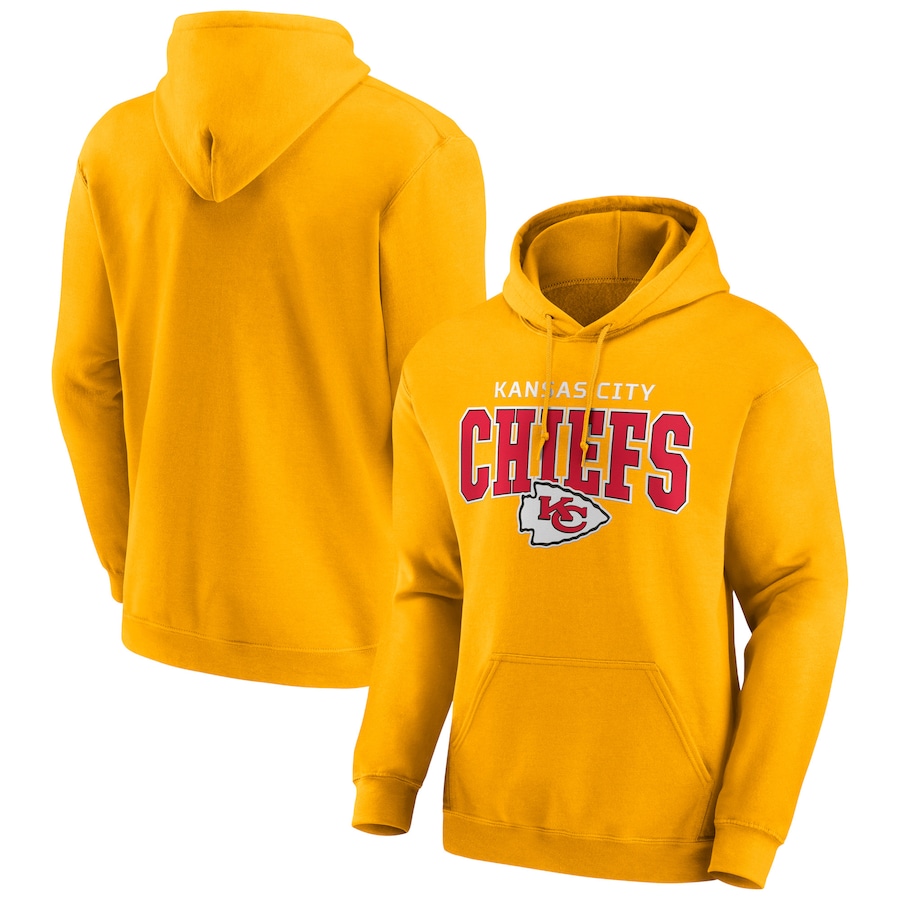 Kansas City Chiefs Gold Continued Dynasty Pullover Hoodie - Man