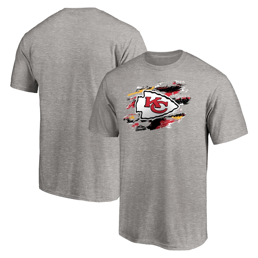 Kansas City Chiefs Heather Gray True Color T-Shirt - Man Kansas City Chiefs Heather Gray True Color T-Shirt - Man