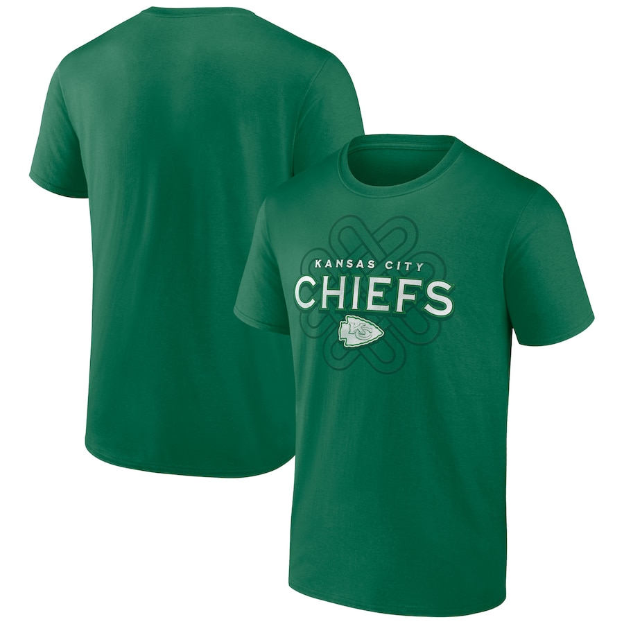 Kansas City Chiefs Kelly Green Celtic Knot T-Shirt - Man